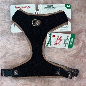Dog Harness by Merry & Bright Black & Plaid Comfort Harness